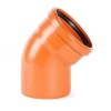 Отвод НПВХ 160*45
